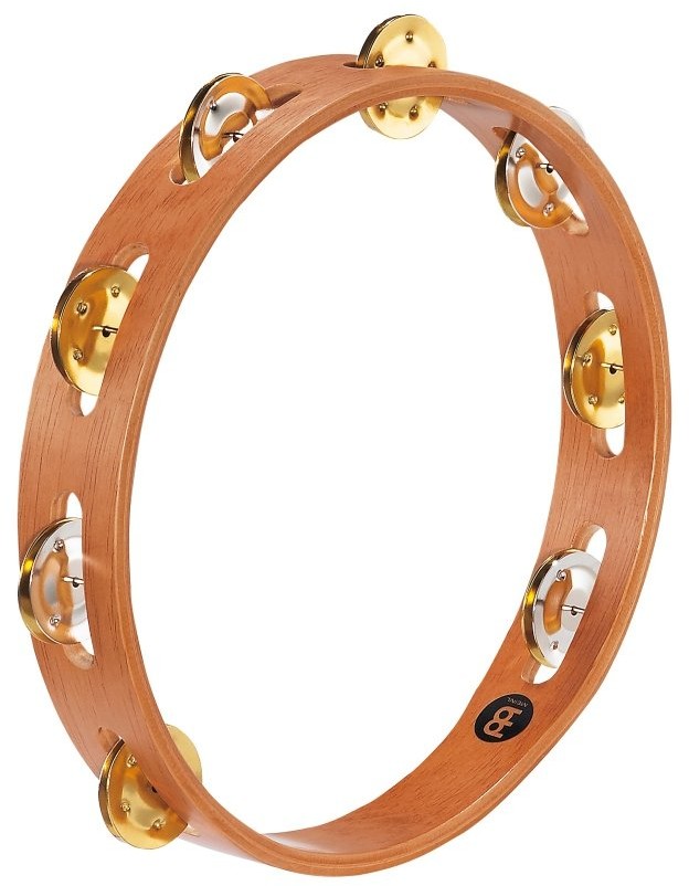 Meinl Percussion meinl Percussion Recording-Combo Wood Tambourine, średnica 25,40 cm (10 cali), Super Natural TA1M-SNT