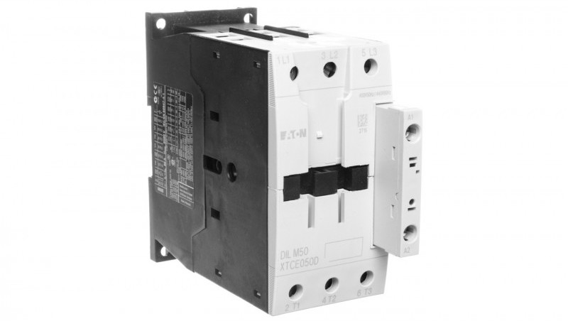 Eaton Stycznik mocy 50A 3P 400V AC DILM50 (400V50HZ.440V60HZ) 277832 277832