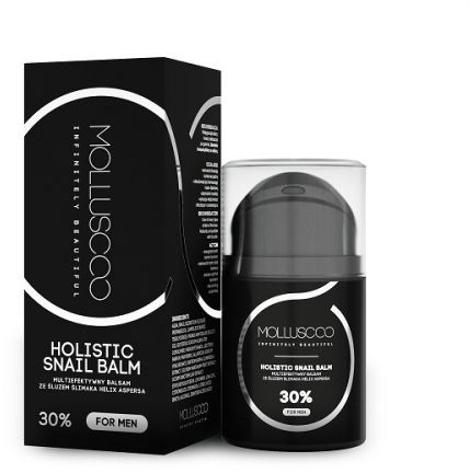 Molluscoo Balsam dla mężczyzn po goleniu ze śluzem ślimaka Molluscoo, 50 ml 8013-9307A