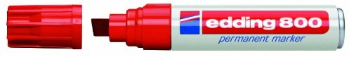 Edding 800 Permanent Marker  czerwony 4-800002