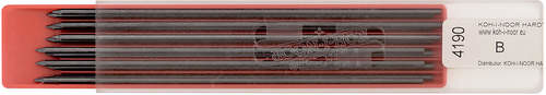 Koh-i-Noor Grafity 2mm B 4190 12 sztuk