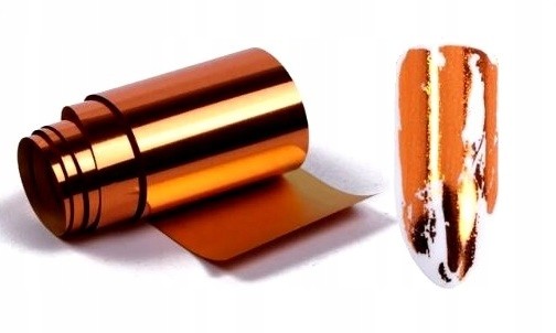 Folia Transferowa Metaliczna Pudrowy Róż 10cmx4cm