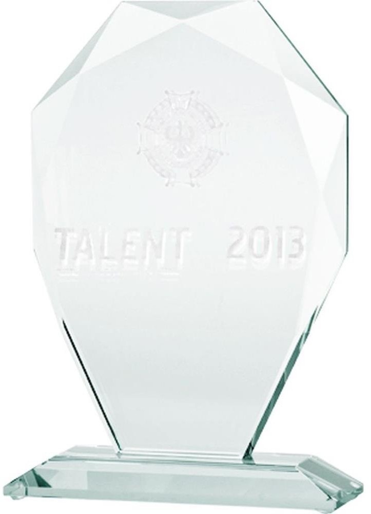 UPOMINKARNIA Trofeum Szklane Z Grawerowerką 3D Z Etui victoriasport-G007/3D-0