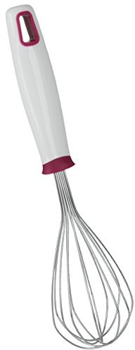 Metaltex 27 cm, 8-przewodowy trzepaczka kuchenna, wykonana ze stali nierdzewnej, z uchwytem, biały 25.25.76