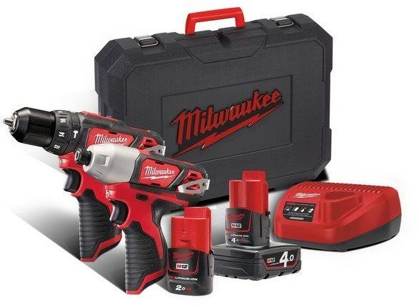 Milwaukee M12 BPP2B-421C Zestaw Powerpack 4933443497