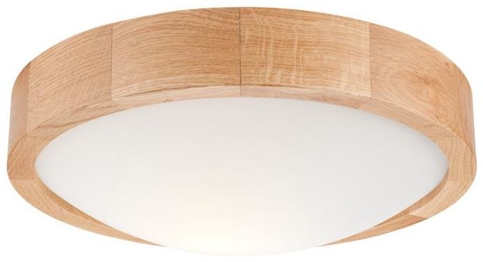 LAMKUR Plafon Anello dąb 27 cm E27 Lamkur