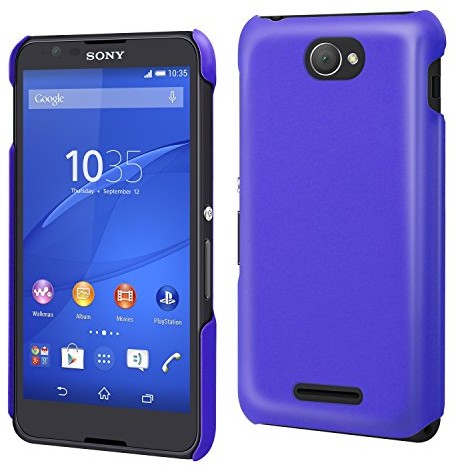 Sony Made For Xperia Stworzone do Xperia sebkc0043 E4 ochrona tylna osłona UV do Xperia - niebieska SEBKC0043