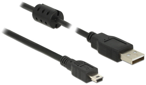 Delock Kabel USB 2.0 A USB 2.0 Mini-B M-M 3m czarny 84915