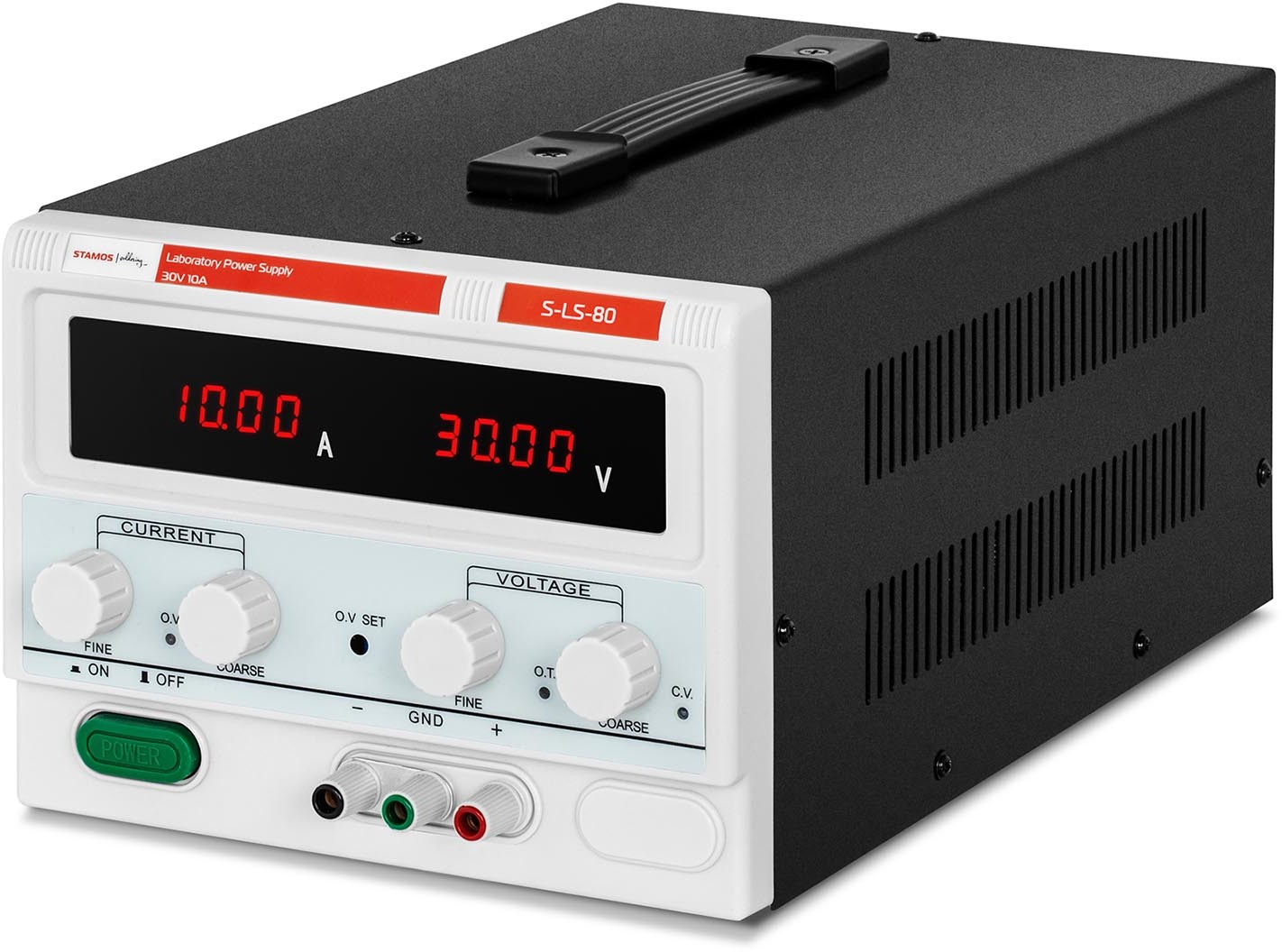 Stamos Soldering Zasilacz laboratoryjny - 0-30 V - 0-10 A - 300 W - S-LS-80 - 3 lata gwarancji/ S-LS-80