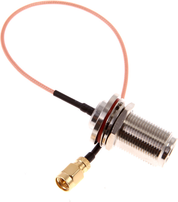 brak danych Pigtail N/ż sma/m 20 cm
