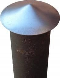 Daszek Metalowy Na Słupek Ogrodzeniowy 60MM