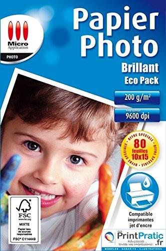 Micro Applicati Micro applicati 5375 Glossy Photo Paper 80 A6 200 G/M inkjet paper 5375