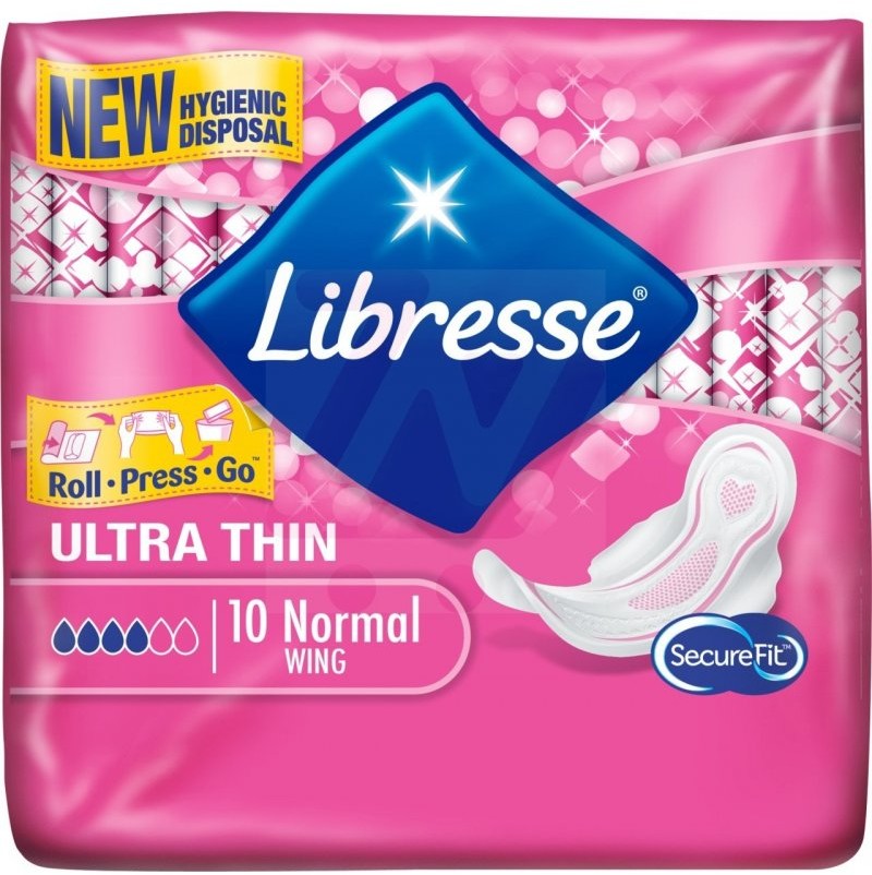 Libresse Sca Podpaski Ultra Wing Normal 10 sztuk