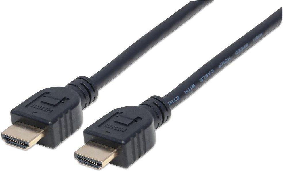 Manhattan Kabel Kabel monitorowy HDMI/HDMI V2.0 M/M Ethernet 2m czarny