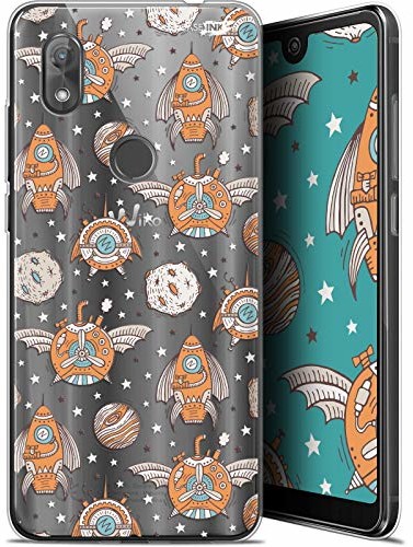 Wiko Caseink Pokrowiec ochronny na View 2, ultracienki, motyw: Punk Space CRYSPRNTVIEW2SPACEPUNKS