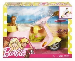 Barbie skuter ze szczeniaczkiem frp56