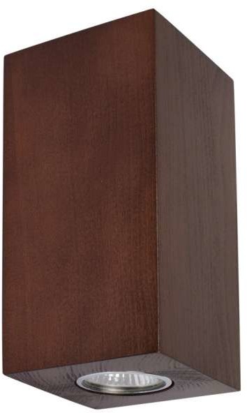 Spotlight Kinkiet LAMPA ścienna WOODDREAM 2571276 ekologiczna OPRAWA drewniana kostka cube ekologiczna orzech