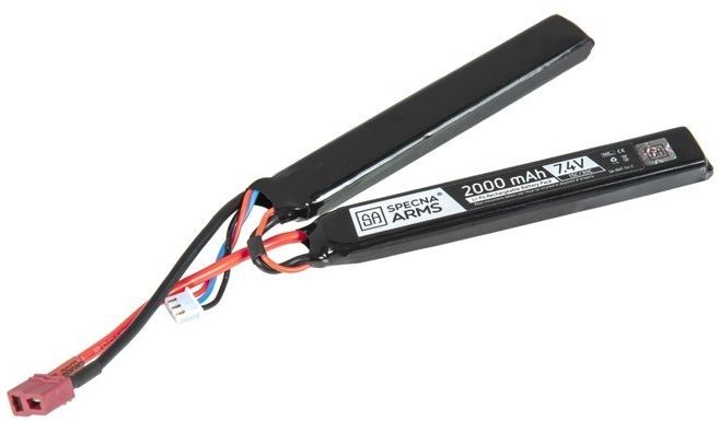 ASG Akumulator Specna Arms Li-Po 7,4V 2000mAh 15/30C dwudzielny - T-Connect (SPE-06-024609) G SPE-06-024609