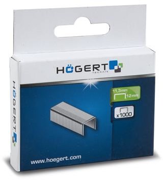 Högert Zszywki typ J 12mm 11.3mm 1000pcs HT2C056