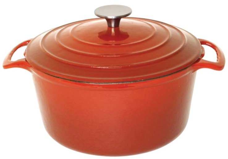 Vogue Naczynie żaroodporne okrągłe | pomarańczowe | 3,2L lub 4L GH302