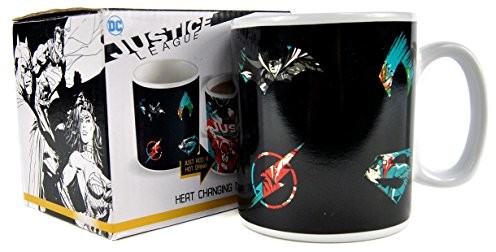 Half Moon Bay Justice League w$21rmeempfindlicher kubek do kawy (Team) MUGBJL03