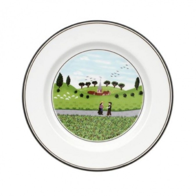Villeroy & Boch Design Naif Talerz B&B Spotkanie średnica: 17 cm (10-2337-2667)