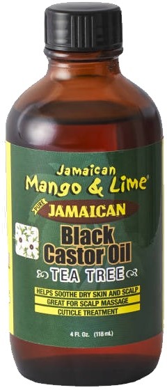 Black Jamaican Mango Lime Castor Oil Tea Tree olej
