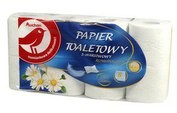 Auchan - Papier toaletowy rumiankowy, 8 rolek