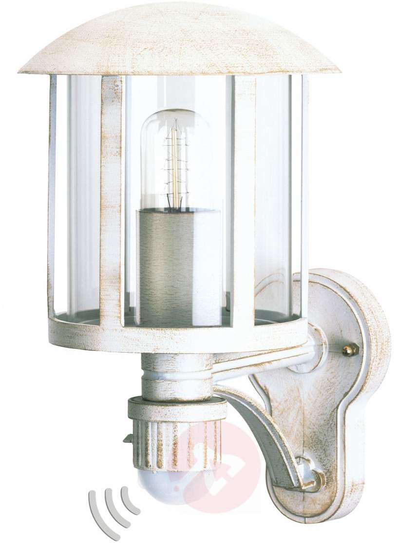 Albert Leuchten Zewnętrzna lampa ścienna Genefe biało-złota