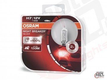OSRAM Night Breaker SILVER H7 12 V/55 W DUO 64210NBS