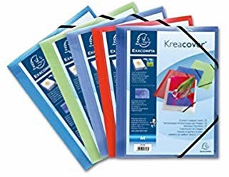 Exacompta Exacompta elastyczna teczka 3-klapowa - przezroczysta 389767