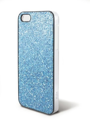 KSIX Ksix B0914CAR25 Bling Hard Cover do Apple iPhone 5 Niebieski B0914CAR25