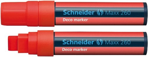 Schneider windowmarker Deco marker Maxx 260, 5 + 15 MM, czerwony 126002