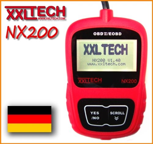 AutoDia XXL Tech KWP2100 NX200 Can Bus skaner diagnostyczny niemiecki OBD 2 KWP2100
