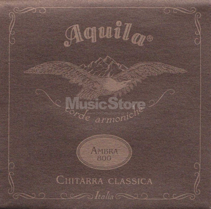 Aquila Corde Armoniche 82C - Ambra 800, Classical Guitar String Set, Low Tension