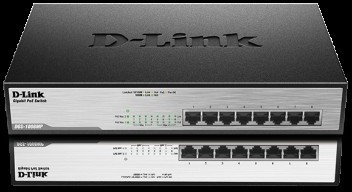 D-Link 8-Port Desktop Gigabit PoE+ Switch DGS-1008MP