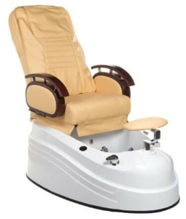 Bs fotel do pedicure z masażem br-2307 beżowy