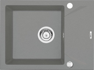 Deante ZQJ S11A ZQJ S11A ZLEW EVORA SZARY METALIK GRANIT 1K Z/KO 590X440x180