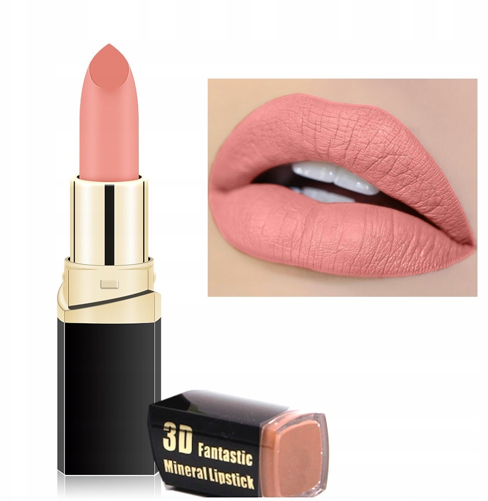 MISS Rose mineral Matte Pomadka matowa + balsam 08