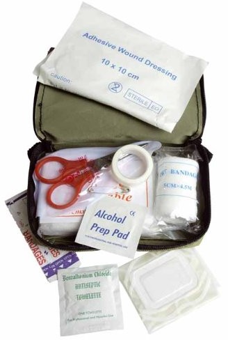 Mil-Tec mała apteczka pierwszej pomocy, kolor oliwkowy 16026001