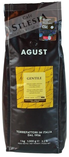 Agust kawa GENTILE 100% ARABICA 1000g ziarnista 11.02. AGGEN1