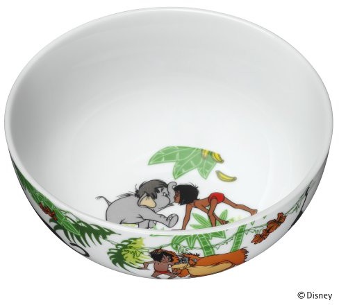 WMF porcelanowa miska dla dzieci, z motywem z bajki Księga dżungli, do mycia w zmywarce 60.4530.1290