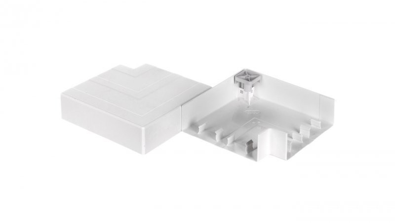OBO Bettermann Naroże płaskie nakładane RAPID 45-2 207x207x56 GK-FH53165RW białe 6113460 6113460
