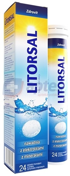 Natur Produkt Zdrovit Zdrovit Litorsal x24 tabletki musujące