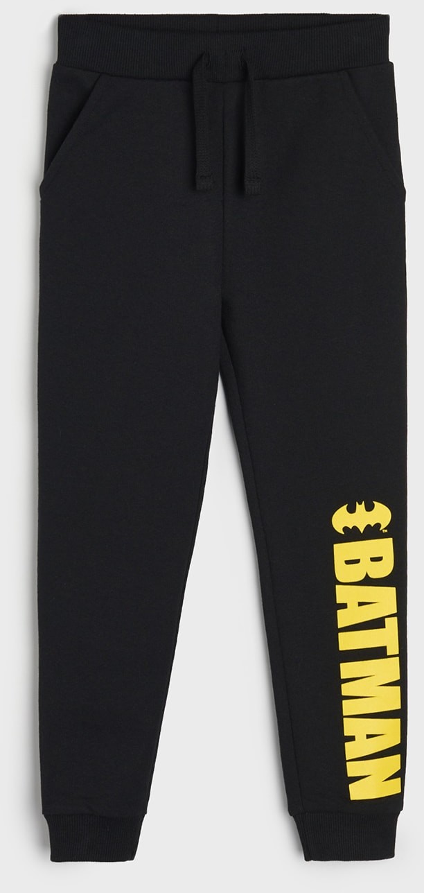 Sinsay Sinsay - Spodnie dresowe jogger Batman - Czarny