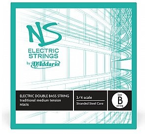 DAddario NS Electric Traditional Bass Struna Low B 3/4 Medium Tension NS616