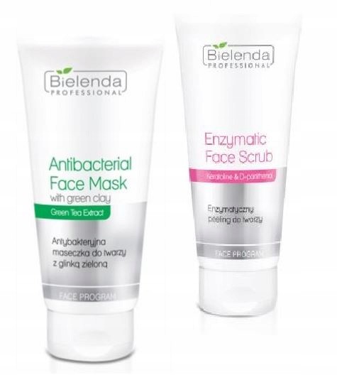 Bielenda Enzymatyczny Peeling+antybakteryjna Maska