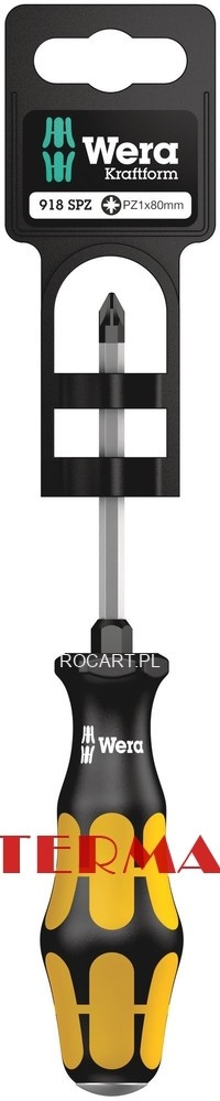 Wera 918 SPZ SB PZ 1x80 Wkrętak krzyżowy Pozidriv, na blistrze 05100080001