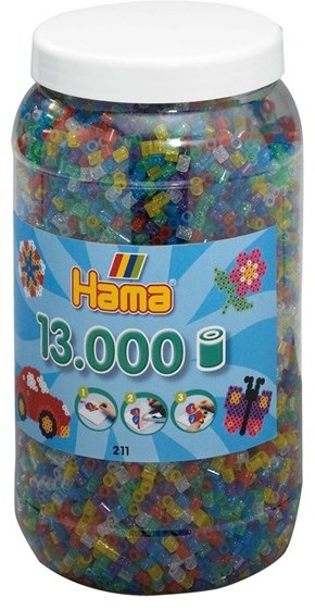 Hama Ironing beads in Pot-Glittermix (054) 13.000 211-54