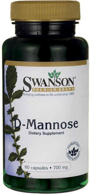 SWANSON D-Mannoza 700mg 60kaps - suplement diety